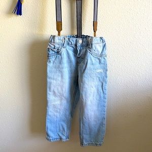 H&M Denim Pants with Suspenders